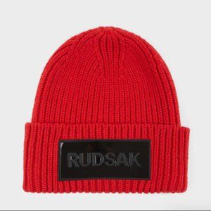 Rudsak winter wool hat toque ASHTON Red